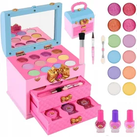    KUTIJA ZA KOZMETIKU ZA NOKTE MAKEUP SET ŠMINKE ZA DJEVOJČICU POKLON