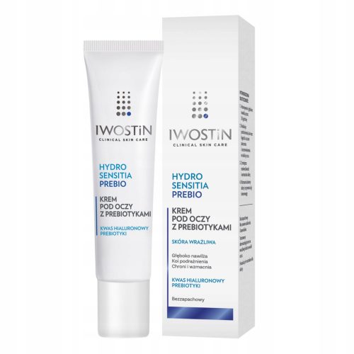 Krema za osjetljivu kožu oko očiju Iwostin Hydro Sensitia Prebio s prebioticima, 15 ml