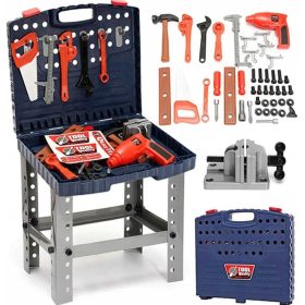  DIY RADIONICA U KOFERU ALATI PILA SET ALATA STOL