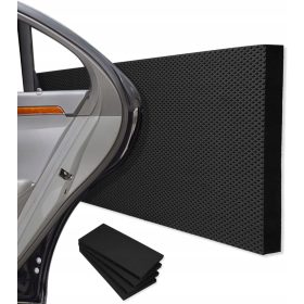 Samoljepljivi branik za garažu, crni