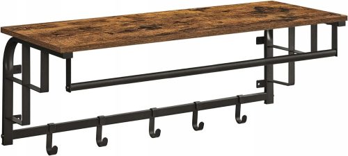 Metalni vješalica Songmics, tamna bukva