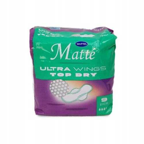 Higijenski ulošci s krilcima MATTES Ultra Wings Top Dry, 9 kom.