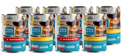  Frendi Goveđi komadi u umaku 1250g limenka za pse
