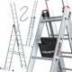 Više ljestve 6,31 m aluminijske 3 x 10 do 150 kg