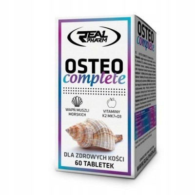 RealPharm Osteo Complete - Dodatak prehrani s kalcijem i vitaminima - 60 tableta Real Pharm Osteo Complete j