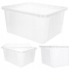   Velika plastična posuda s poklopcem, kutija za igračke, 20 litara