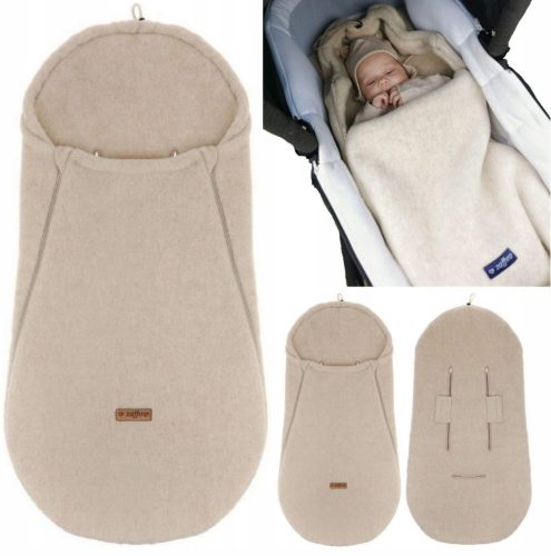 Vreća za spavanje za bebe Mini 0-18 mjeseci Premium vuna Bež Zaffiro