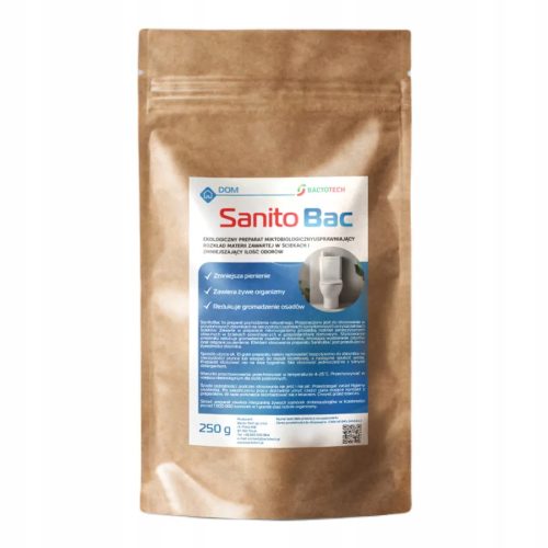 BactoTech SanitoBac za septičke jame i postrojenja za pročišćavanje otpadnih voda 0,5 kg