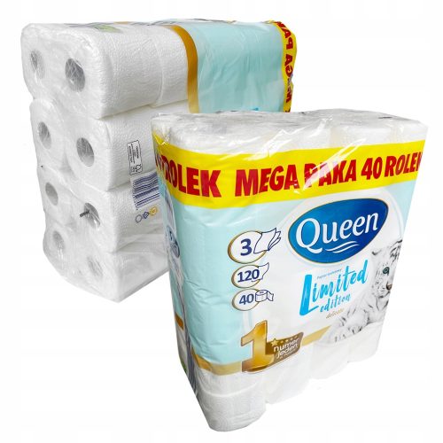 Toaletni papir Queen 40 rolek 3 sloja Limited Edition