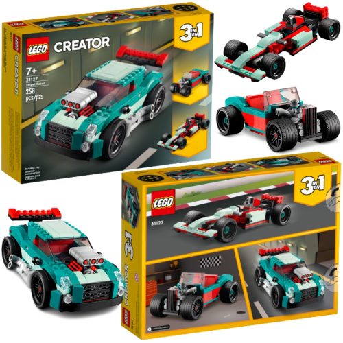  LEGO Creator 3 u 1 31127 3u1 Street Racer + ELEKTRONIČKA BOŽIĆNA ČESTITKA OD: DO: NA DAR