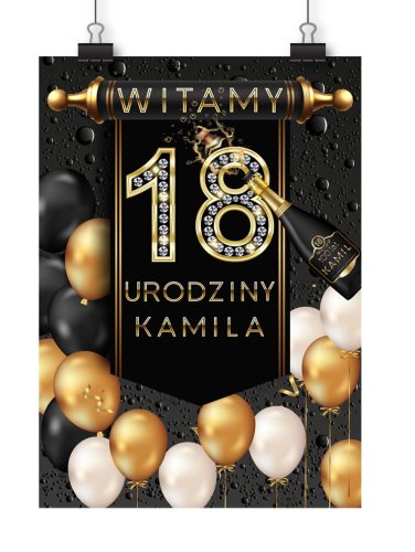  Poster dobrodošlice za 18. rođendan - 18 30 40 50 Rođendan