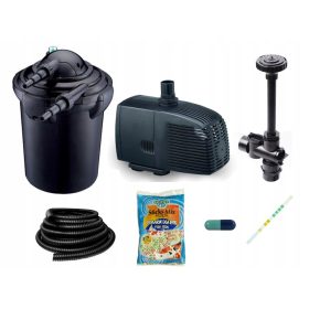   Zestaw za filtraciju ribnjaka 4000L s UV7W lampom, pumpom 2000l/h i crijevom