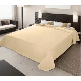   Toplo španjolsko prekrivač za krevet 160 cm x 220 cm bež, krem