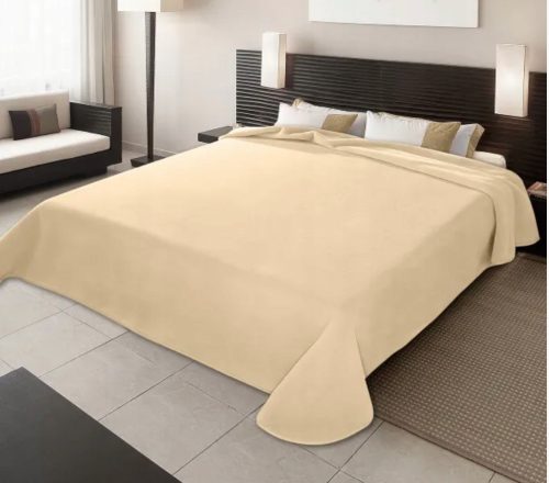 Toplo španjolsko prekrivač za krevet 160 cm x 220 cm bež, krem