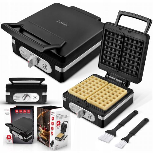  Kalorik TKG GO 1400 BK 1400 W pekač za vafle crni