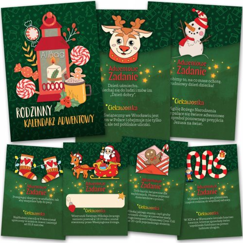  ZADATCI ZA ADVENTSKI KALENDAR + ZANIMLJIVOSTI 30 KARTICA