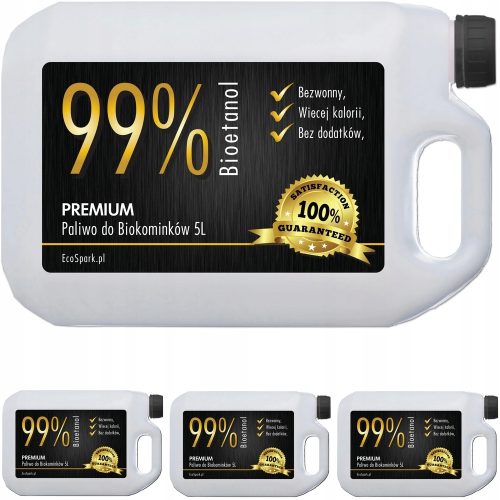 Bioetanol EcoSpark 99% za Biokamin 20L, Premium biogorivo