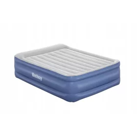   Madrac na napuhavanje Bestway Tritech Airbed 203 x 152 x 56 cm plave boje s električnom pumpom