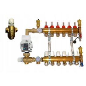 Razdjelnik 5 s WILO pumpnom grupom za podno grijanje