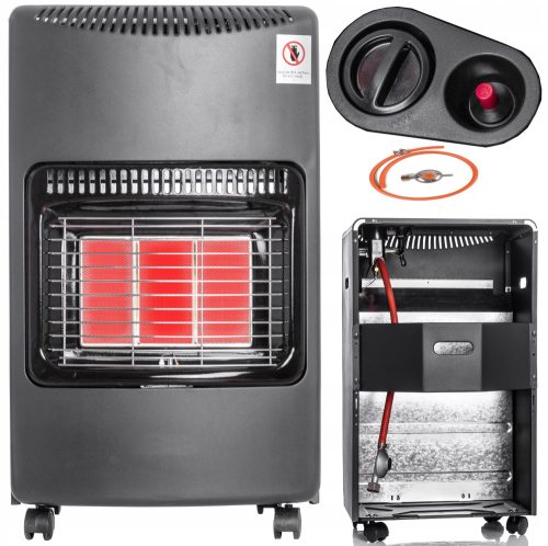 Germina plinski grijač 4200 W crna 42 x 720 mm