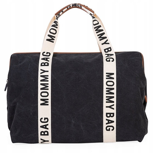 Torba za mame Childhome Signature Crna