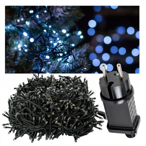 Lampice za božićno drvce 400 LED Zimno Bijele