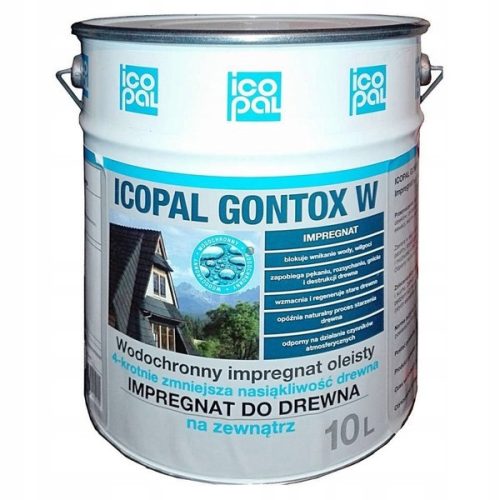 Icopal Gontox impregnacija za drvo W 10 l, bezbojna