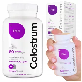   Colostrum Plus s vitaminom C, cinkom i vitaminom D3 u kapsulama - Dodatak prehrani za imunitet