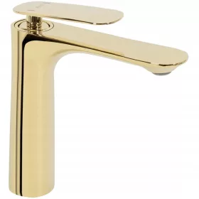 Podna slavina za umivaonik Berg Gold niske