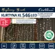 Cortina Božićna Curtain 546 LED XL Svjetla za Božićno Drvo 8 Funkcija Ledene Sople Božićno Drvo