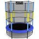 PLAVO-ŽUTO DJEČJE TRAMPOLINE ZA DOM I VRT 140 CM