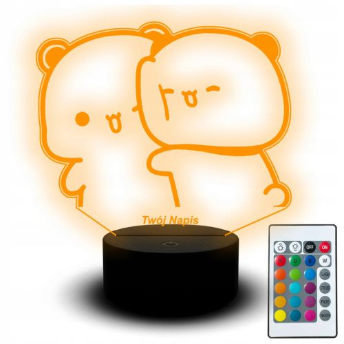  Led noćna lampa Bubu Dudu set crtanih filmova za zaljubljene parove Love Teddy Bears
