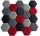 HEXAGON PANEL SET tapecirane ploče HONEYCOMB HEXAGON 20 komada