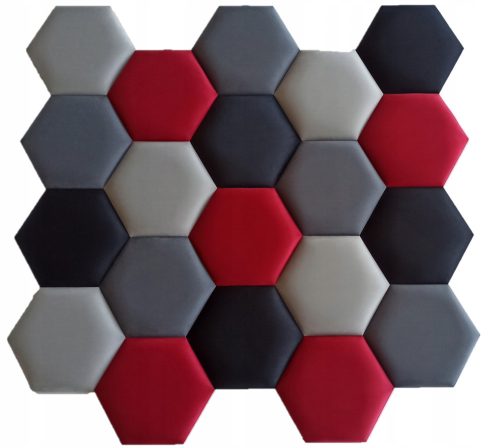 HEXAGON PANEL SET tapecirane ploče HONEYCOMB HEXAGON 20 komada