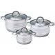 Klausberg set lonaca, nehrđajući čelik, 6 kom.
