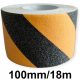  Žuta i crna protuklizna traka 100mm/18m