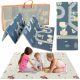  EDUKATIVNA PODLOGA ZA DJECU DVOSTRANO SKLOPIVA XPE FOAM 200x180 + TORBA