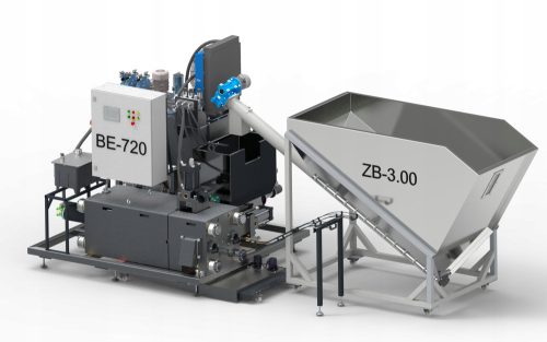 BISON BE 720-500 AL Preša za briketiranje za aluminij, čelik i plastiku