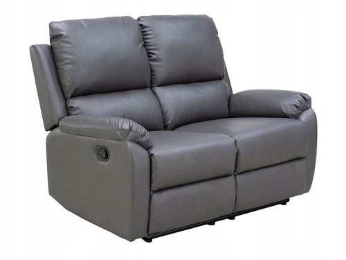 Sofa Spencer 2 na razvlačenje, umjetna koža, sivi Buffalo 06