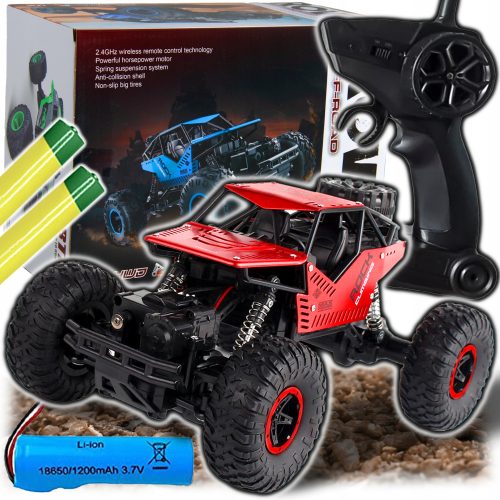 VELIKI terenski automobil s daljinskim upravljanjem 4x4 s baterijom od 1200 mAh