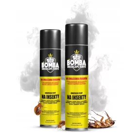   Dimna bomba za kontrolu žohara, moljaca, muha, pauka, buha, stjenica, srebrnih ribica 0,26 kg 250 ml