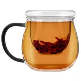   Bolla 400 ml staklena šalica s cijedilom za čaj - Vialli Design