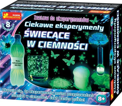 Svjetleći eksperimenti za djecu u mraku Ranok-Creative 23970 + Klasične naljepnice Ranok-Creative 1 kom.
