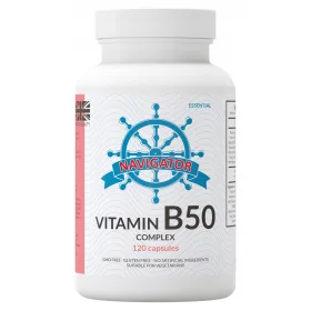   Kompleks vitamina B50 Navigator VEGE - 120 kapsula za podršku imunitetu i živčanog sustava