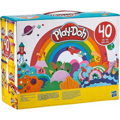 Play-Doh Set za Ponovno Punjenje s 40 Pusaka Ciastoline - Kreativni Mega Set E9413