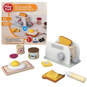 Dječji Drveni Toster Playtive 2+ sa 12 elemenata