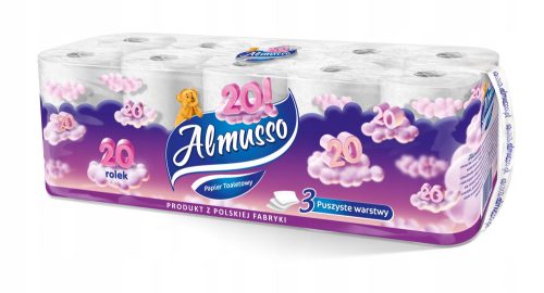 Almusso ekološki toaletni papir bez mirisa - 20 rola