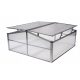 Vrhunski staklenik za vrt - Grindi staklenik 100 x 100 m x 48 cm