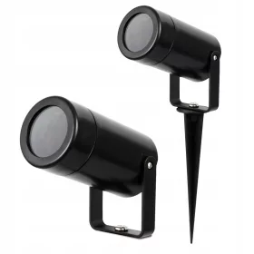   Solarna utičnica za vrtnu svjetiljku - Ugradna solarna svjetiljka Kwazar Luminaire crna 16,2 cm 1 kom.