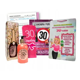    ROĐENDAN! Set za 30. rođendan, 30. rođendan, Poklon za ženu prijateljicu BOX